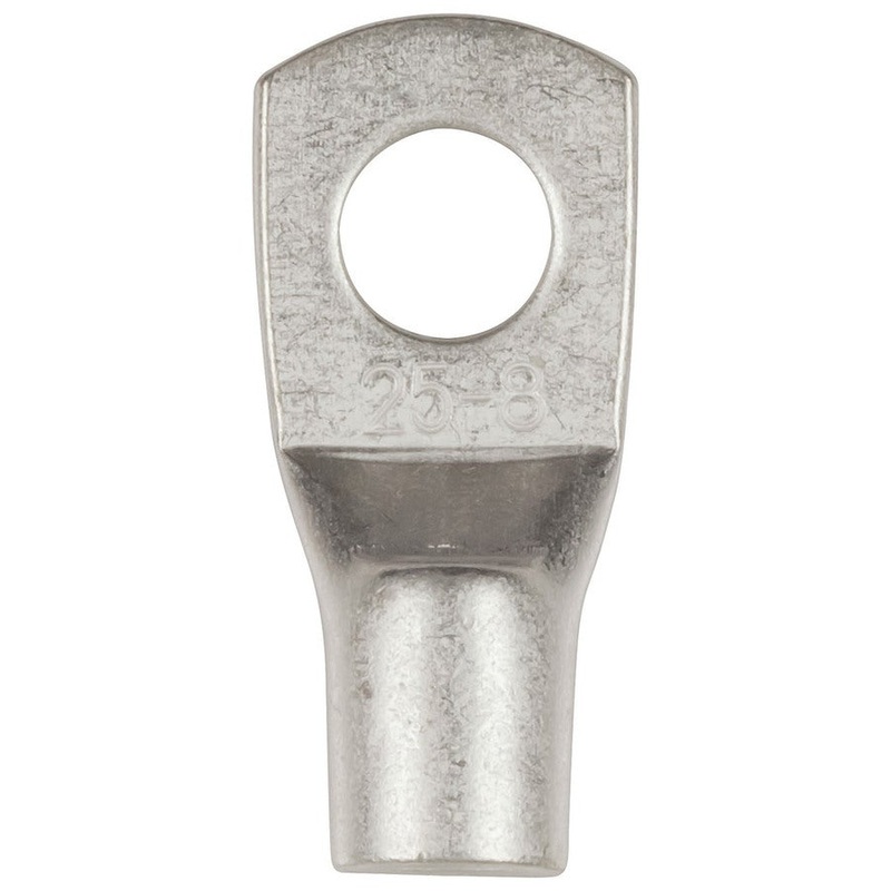 8mm Non-Insulated Eye Terminal 25mm2 - Pk 4