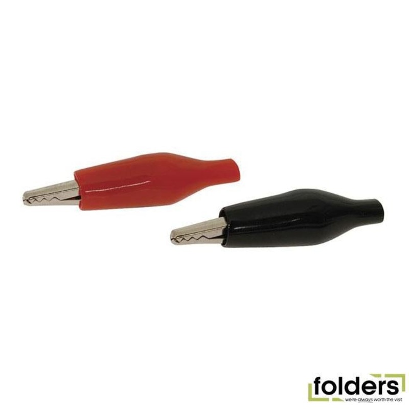 Clip alligator 26mm red