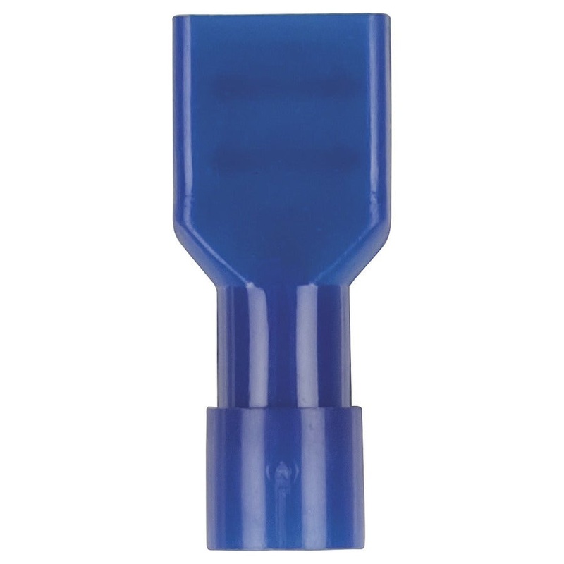 Fully Insulated Female Spade - Blue - Pk.8