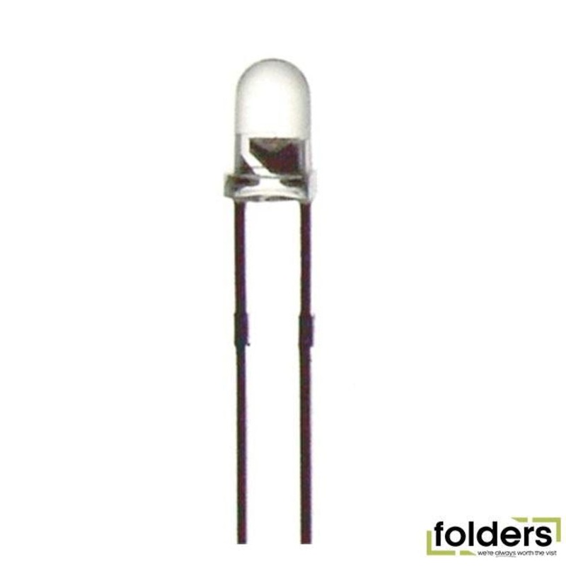 Green 3mm led 18000mcd round clear