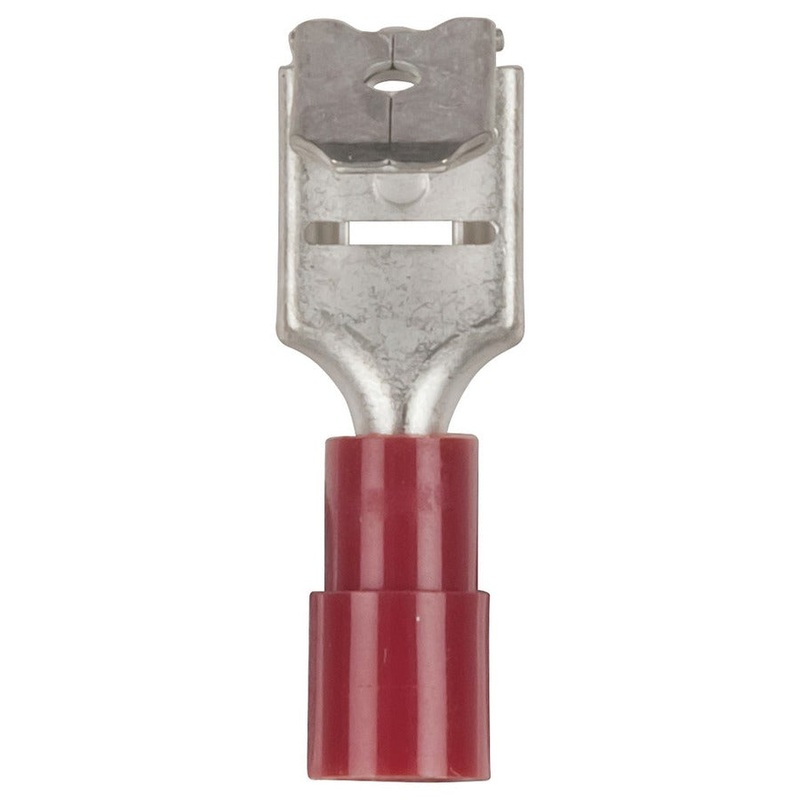 Piggy Back Female Spade - Red - Pk.8