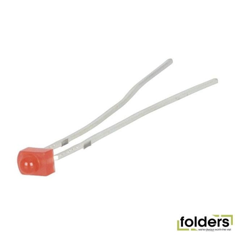 Red 2mm led 600mcd tower type diffused