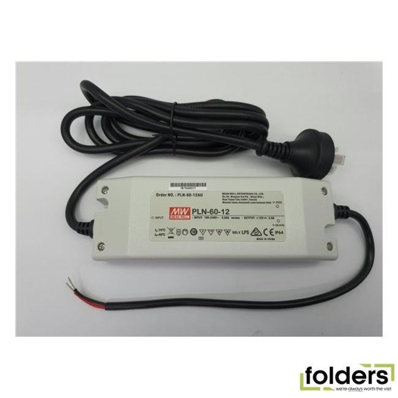 12v 5a LED power supply - 60w