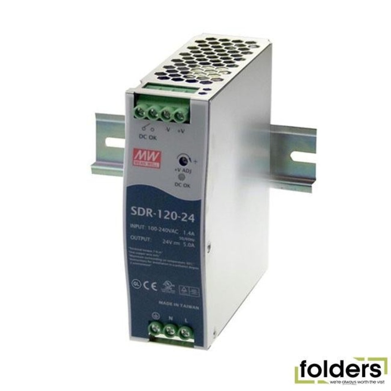 12vdc 10a industrial din rail mount psu