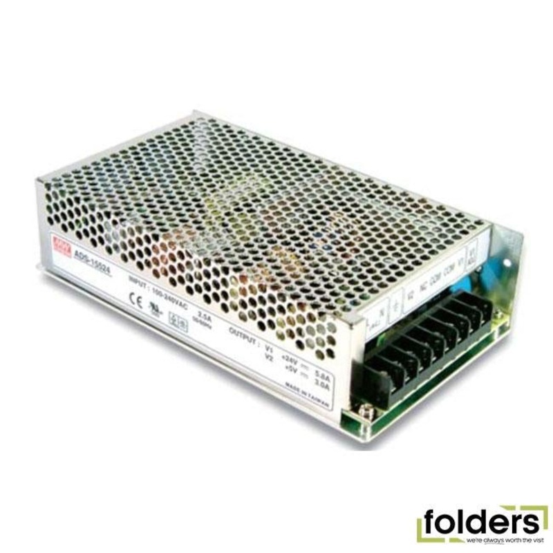13.8v 155w single output smps with battery charger (ups function)