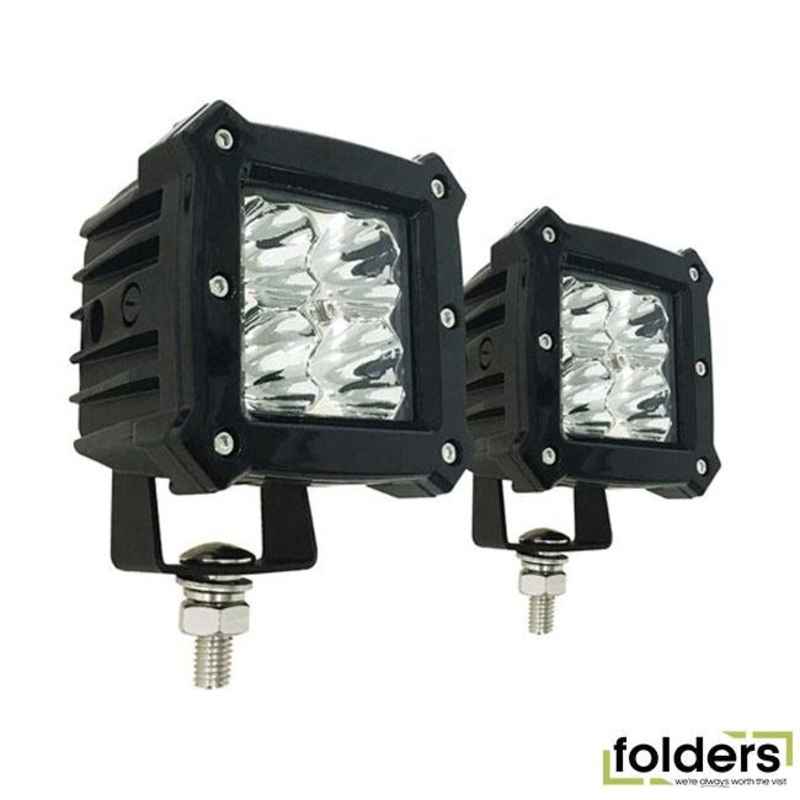 1800 lumen 3 inch 20w led work light 9-32vdc pair
