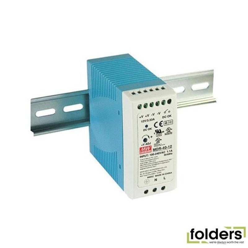 24vdc 1.7a din rail mount psu