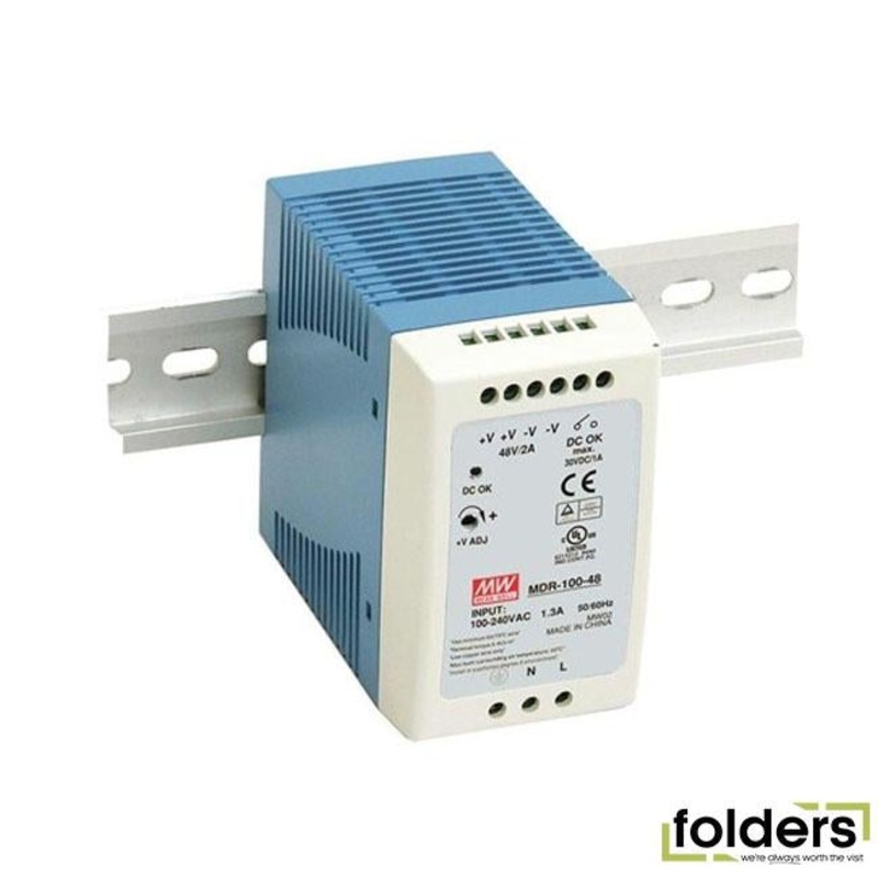 24vdc 4a din rail mount psu