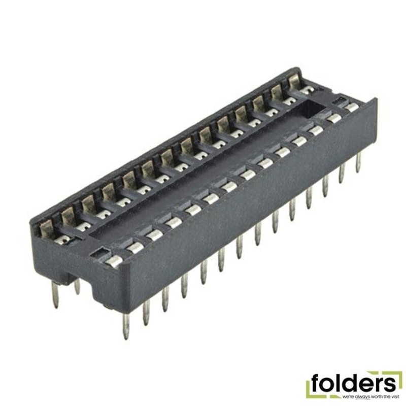 28 pin production (low cost) ic socket