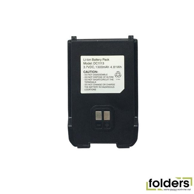 3.7v 1300mah battery to suit nextech 2w uhf transceiver