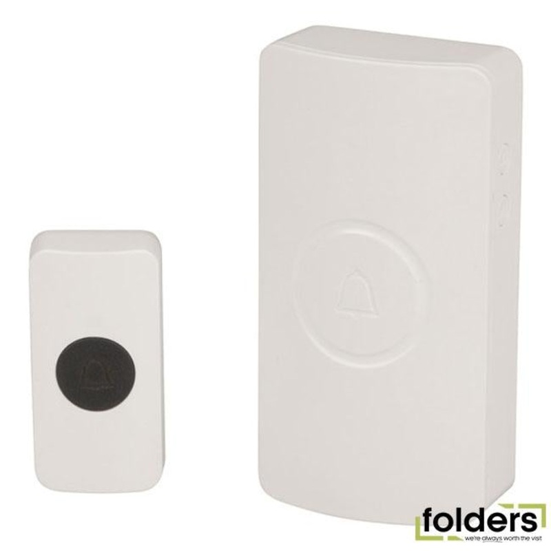 Battery operated wireless doorbell with 38 melodies