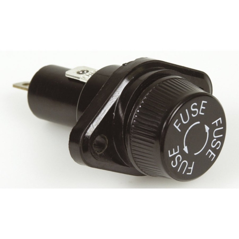 Low Voltage 30A 5AG Panel Mount Fuse Holder