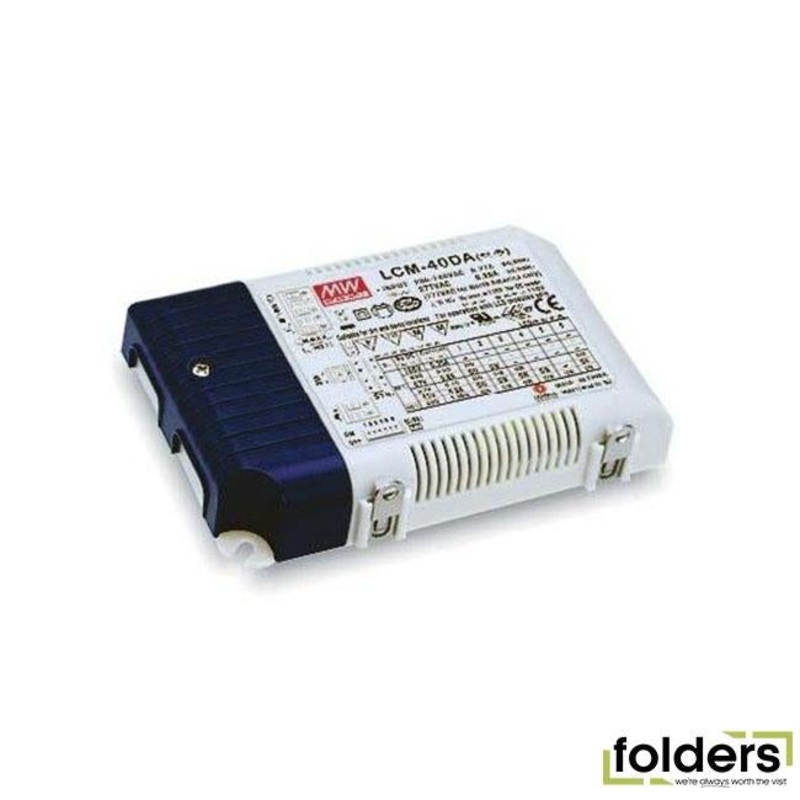 Meanwell 40w constant current led power supply with dali control