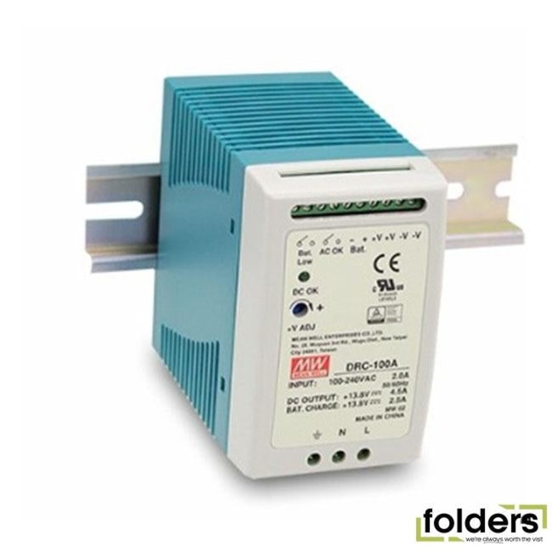 Psu+chgr 100w din mnt mw drc-100a