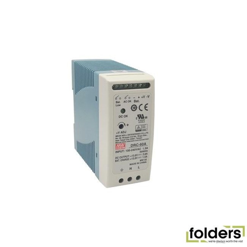 Psu+chgr 60w din mnt mw drc-60a