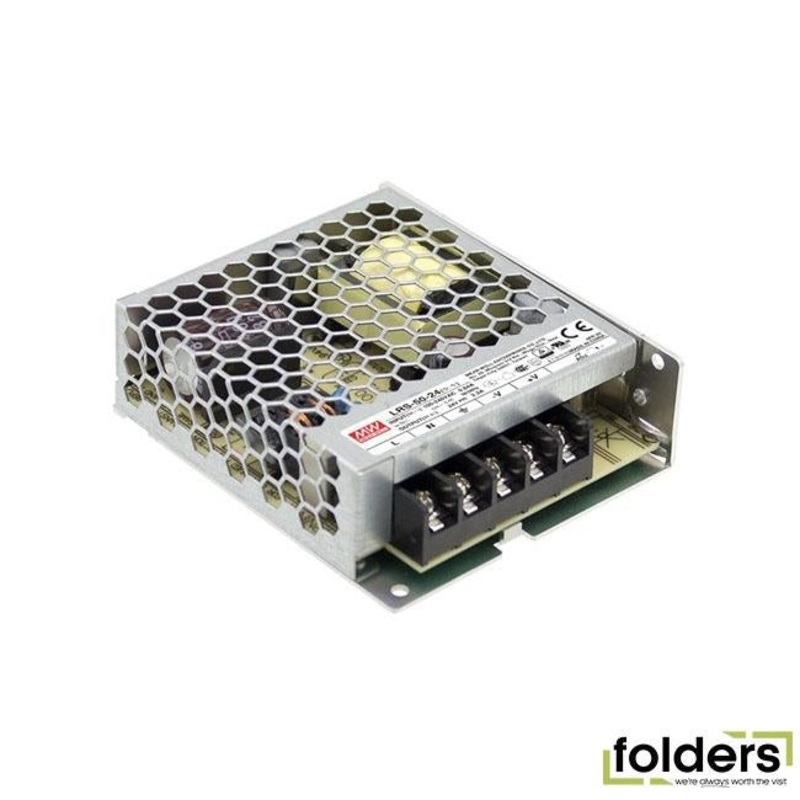 Smps 85-264/24vdc 2.2a 1u enclsd