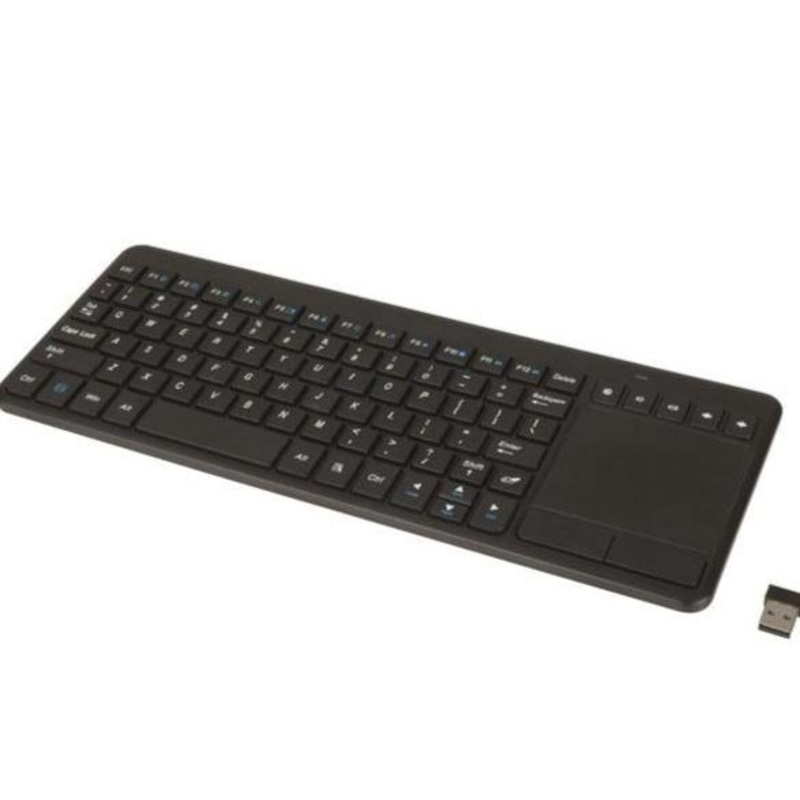 Wireless all-in-one keyboard and touchpad