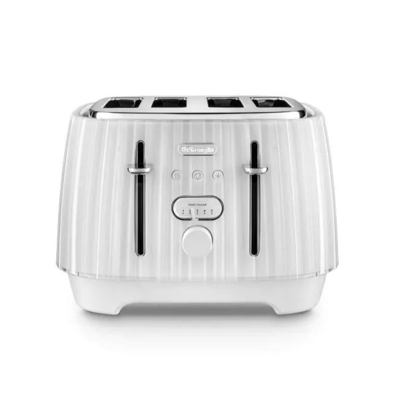 Delonghi Ballerina 4 Slice Toaster White CTD4003W