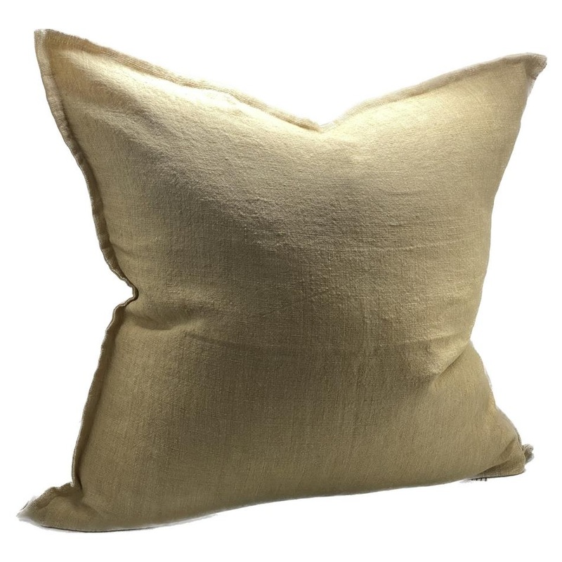 Rembrandt Linen Cushion Cover - Custard SC9018
