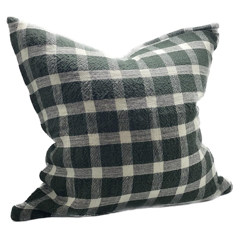 Rembrandt Linen Cushion Cover - Dk. Green SC9050