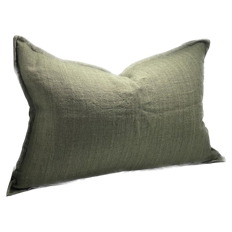 Rembrandt Linen Cushion Cover - Dusty Olive SC9011