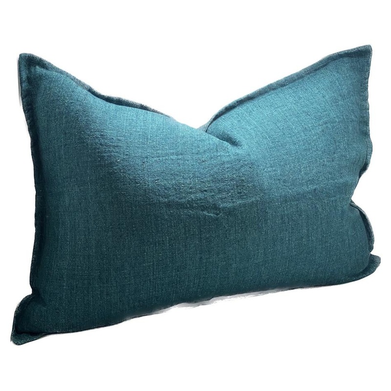 Rembrandt Linen Cushion Cover - Emerald SC9023