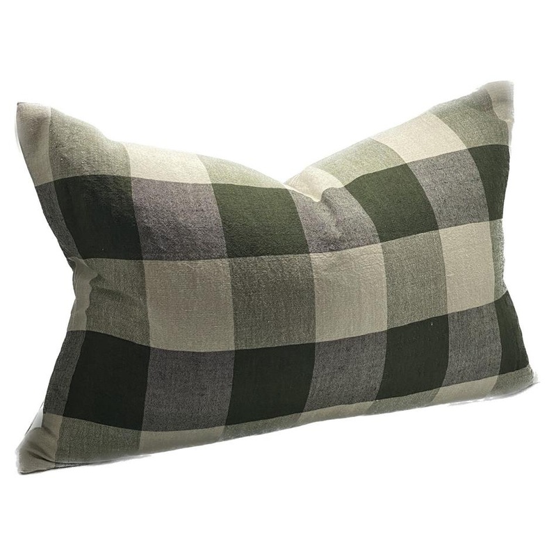 Rembrandt Linen Cushion Cover - Olive SC9035