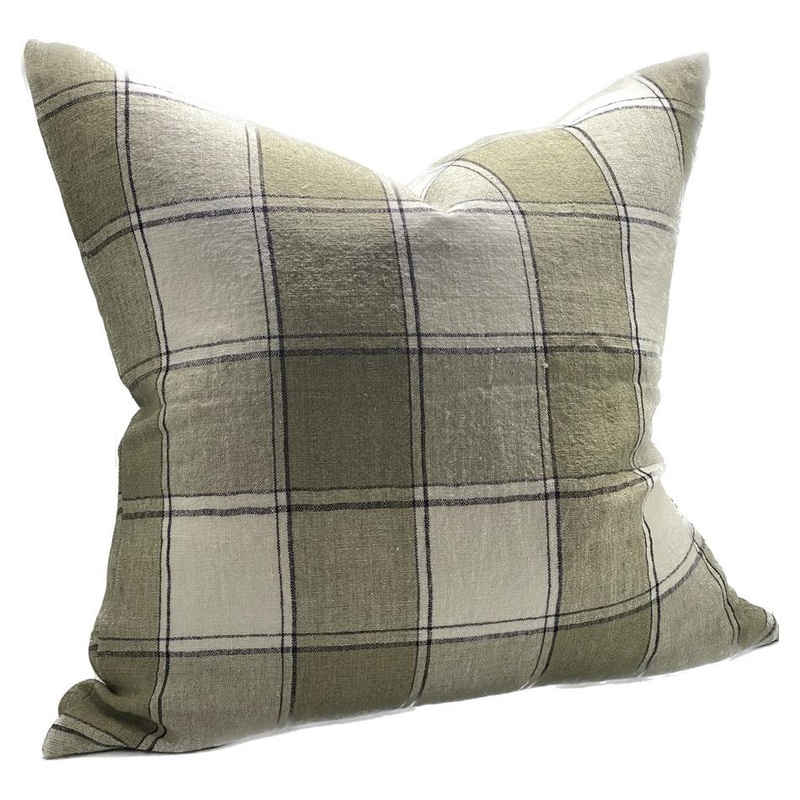 Rembrandt Linen Cushion Cover - Sage SC9062