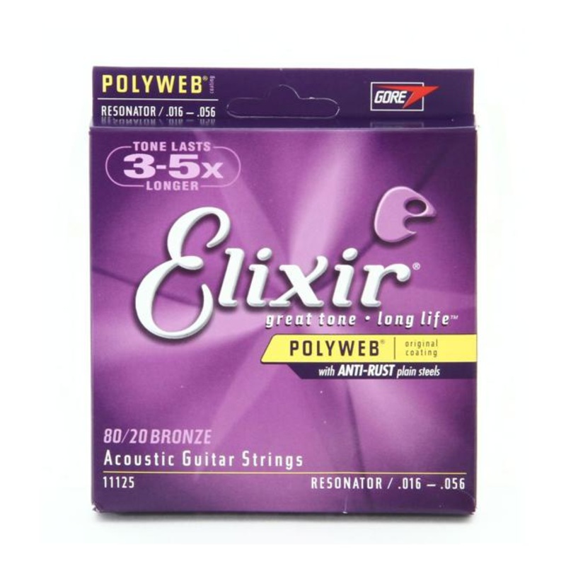Elixir Polyweb Resonator strings 016-056