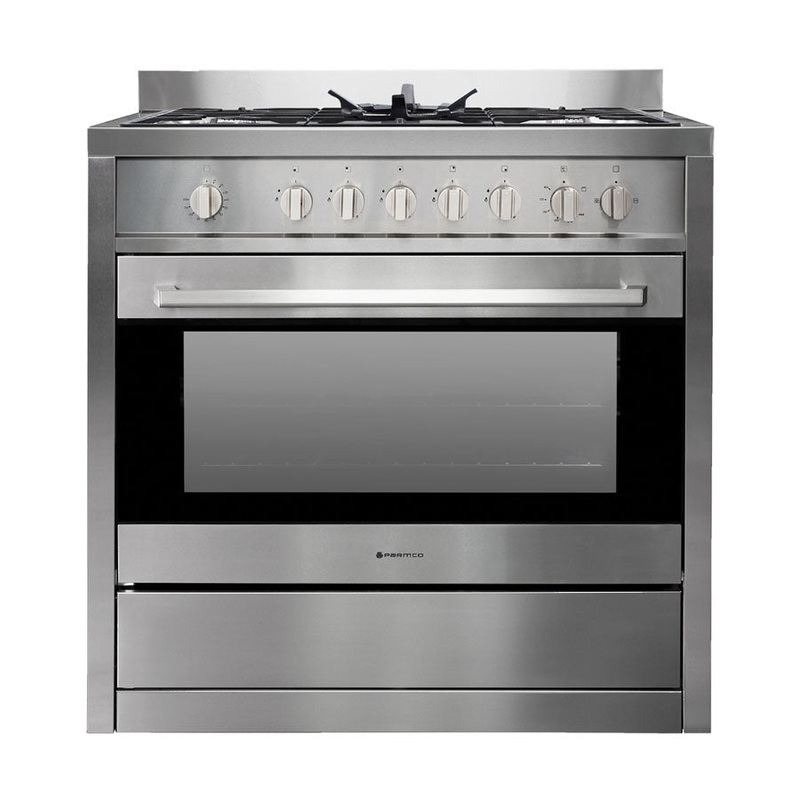 Parmco 900mm Freestanding Stove Full Gas Stainless Steel AR 900-GAS GAS-1
