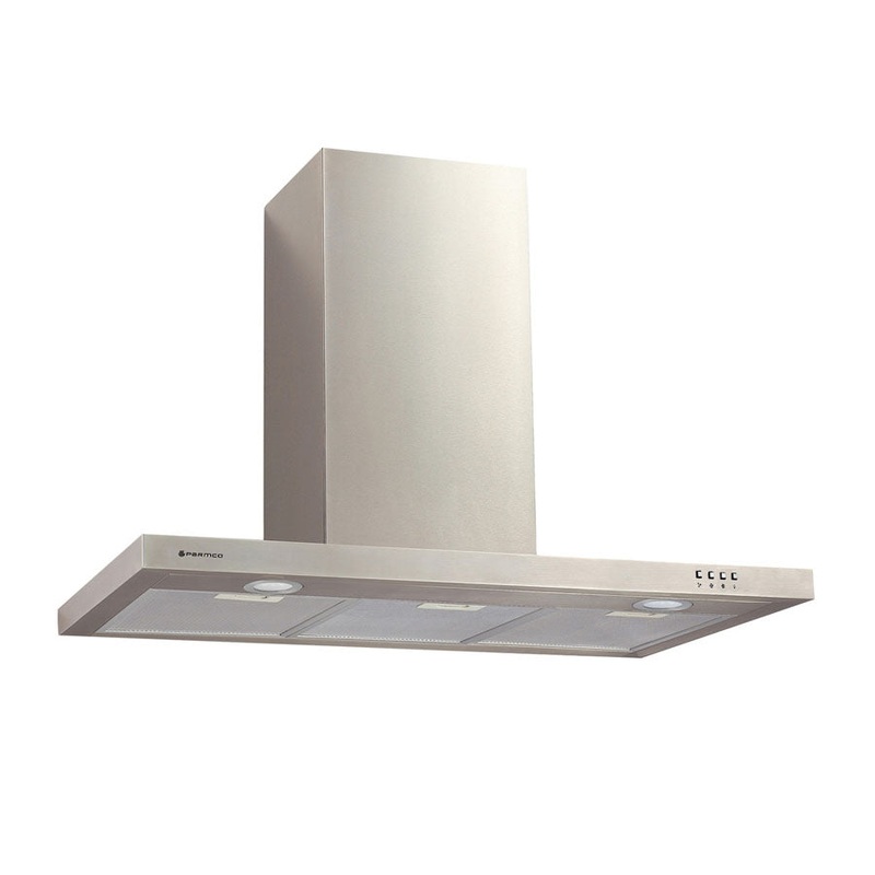 Parmco 90cm Stainless Slim Box Canopy Rangehood (T4-12LOW-9L)