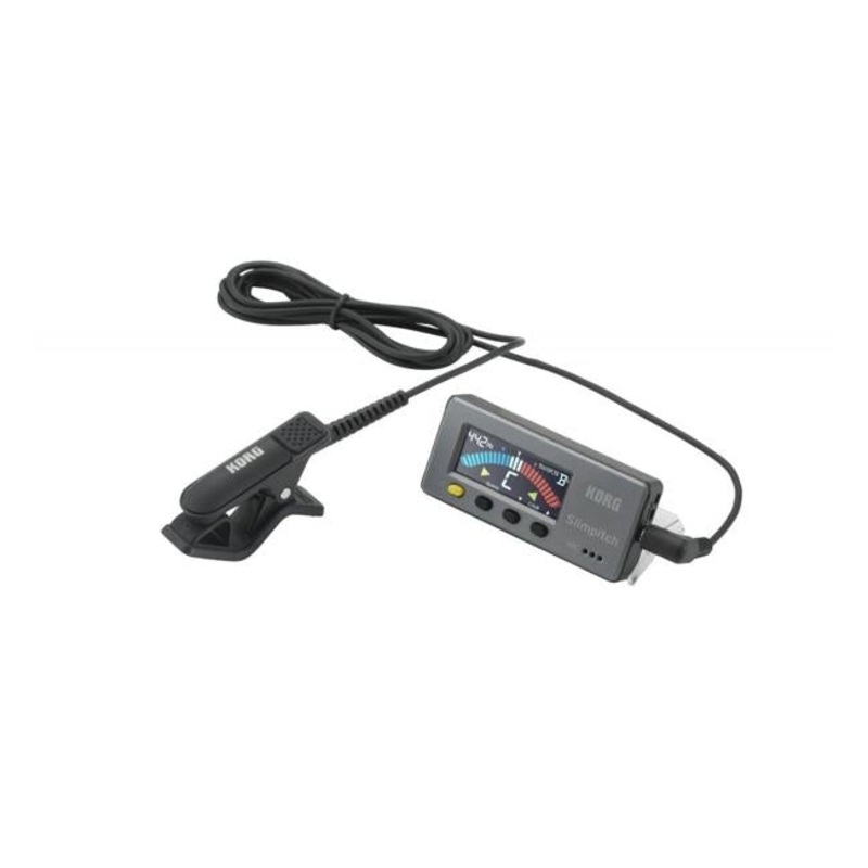 Korg Slimpitch Chromatic Tuner w/mic Black
