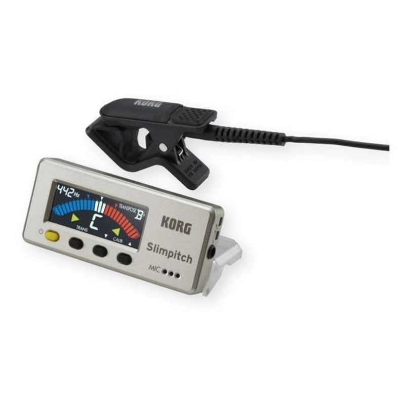 Korg Slimpitch Chromatic Tuner w/mic Pearl Gold