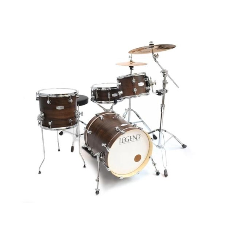 Legend Travel mahogany 4 piece birch drum kit