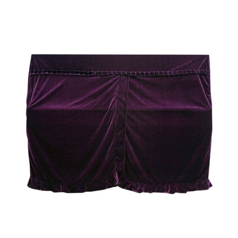 Upright Piano Cover, Dark Purple, No Bench