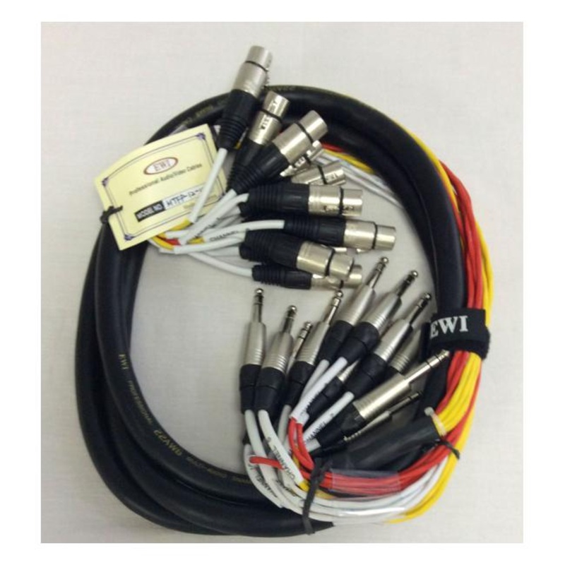 EWI TRS-XLR Female Multi-Track Cable 10 Ft