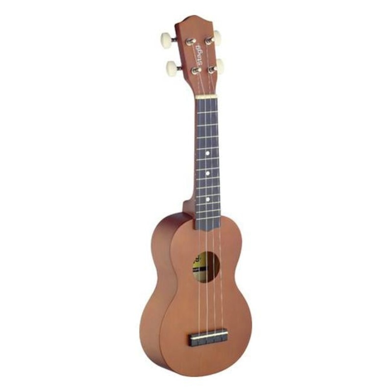 Stagg Natural Soprano Ukulele with Soft Bag