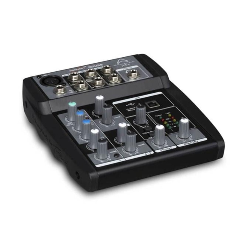 Wharfedale 1 XLR 2 Stereo Ch Mini Mixer w/USB