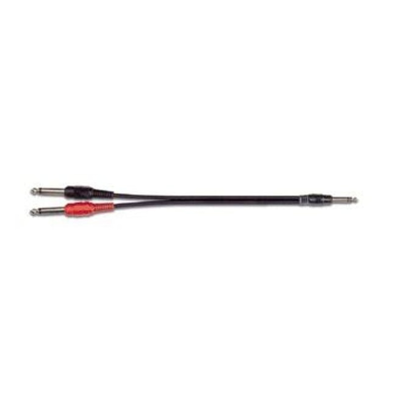 EWI 3.5mm TRS Jack To 2 x 6.5mm TS Jacks 10 Ft