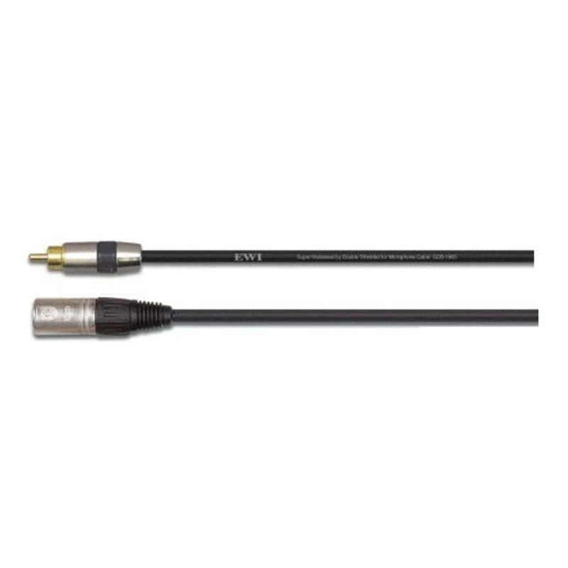 EWI Single RCA To Male XLR 30 Ft