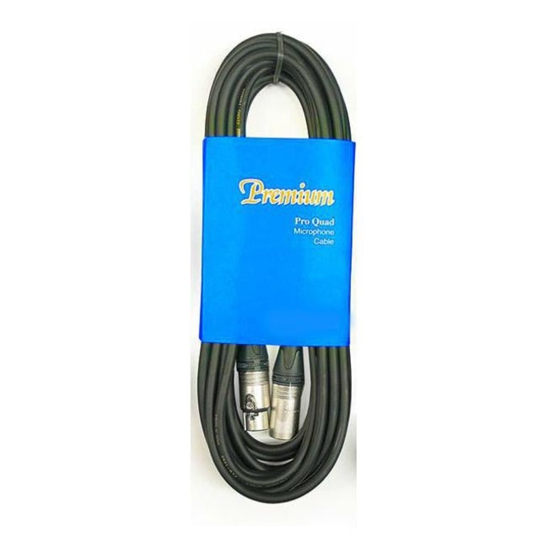 EWI XLR - XLR Microphone Cable Neutrik XX Ends 20 Ft Black