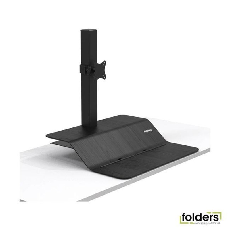 Fellowes Lotus VE Single Monitor Sit Stand Workstation