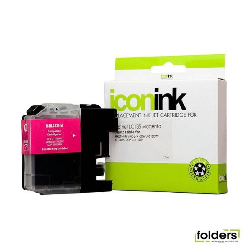 Icon Compatible Brother LC135 Magenta Ink Cartridge