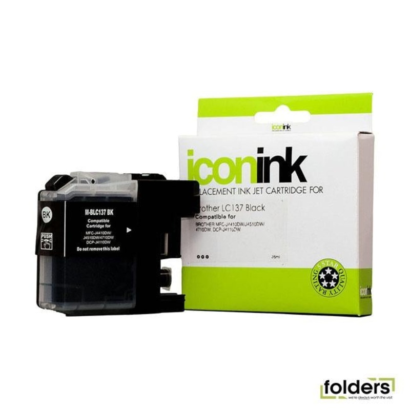 Icon Compatible Brother LC137 Black Ink Cartridge