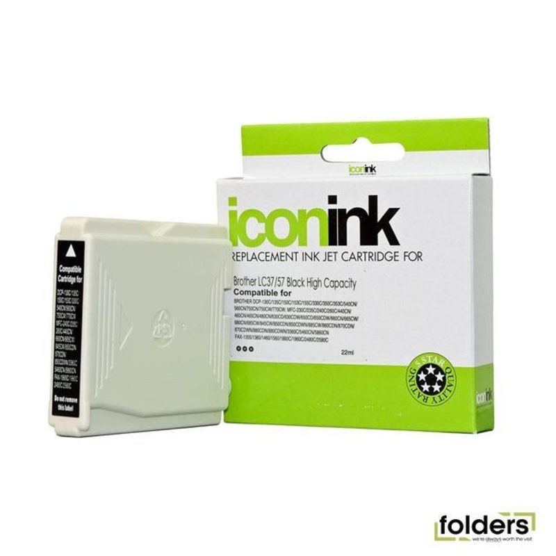 Icon Compatible Brother LC37/LC57 Black Ink Cartridge