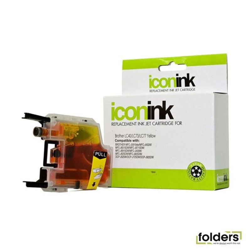 Icon Compatible Brother LC77/LC73/LC40 Yellow Ink Cartridge