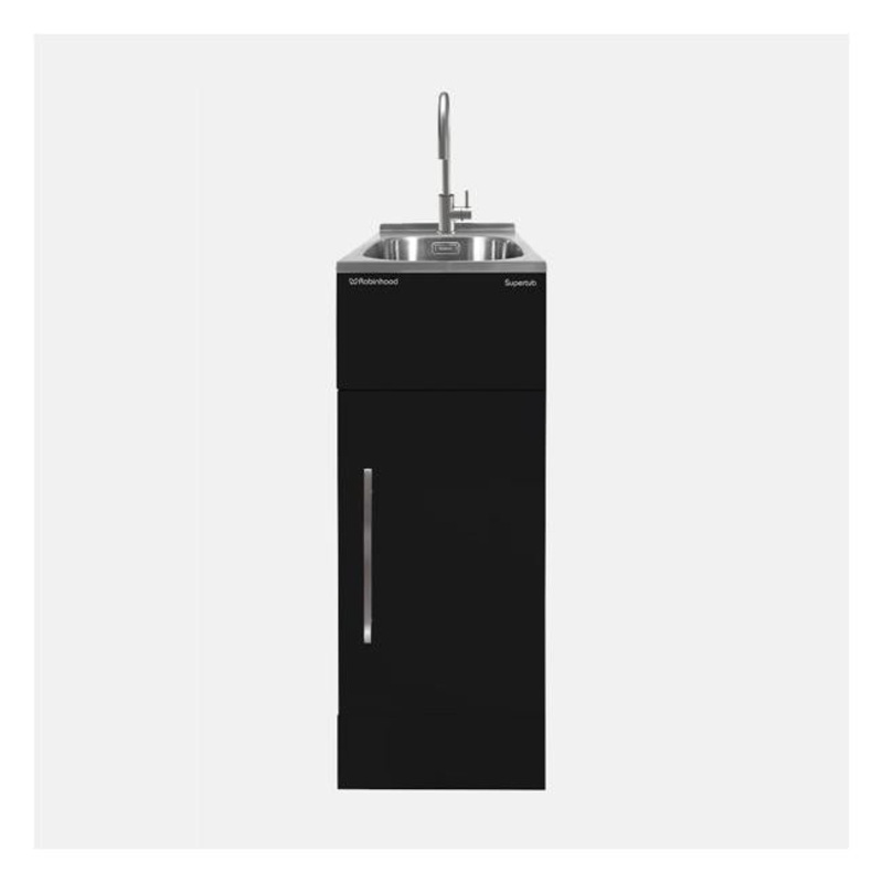 Robinhood Slim Sized Tub with Storage Cupboard STSLIMTAP3B