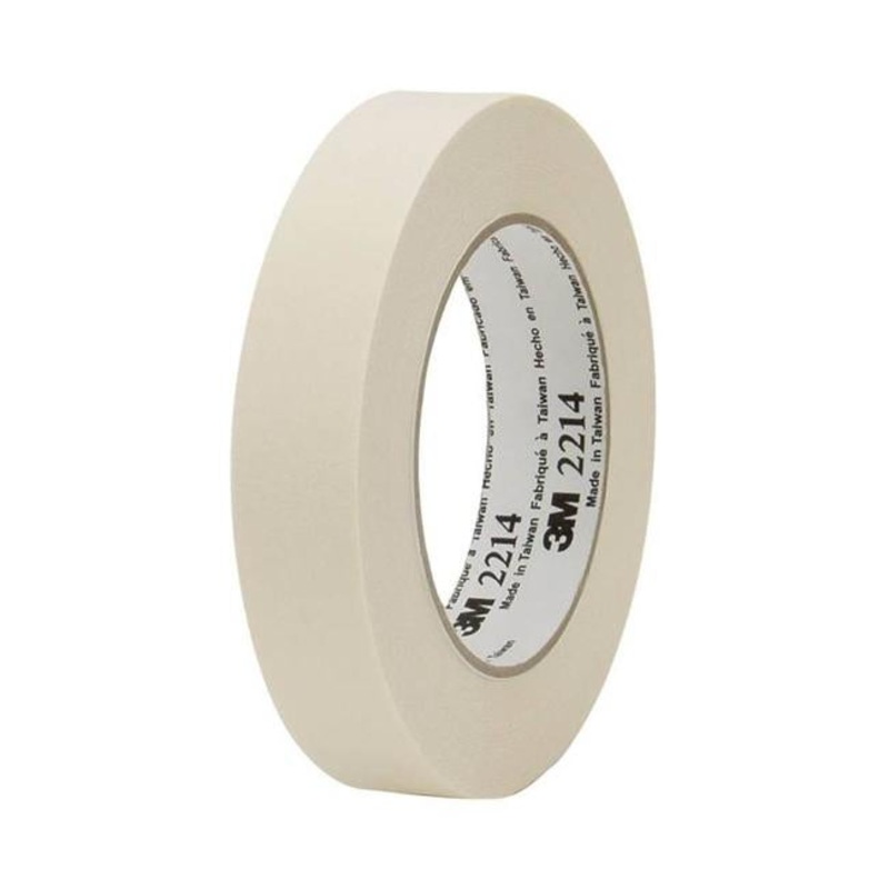 3M Masking Tape 2214 Paper 24mm x 50m White