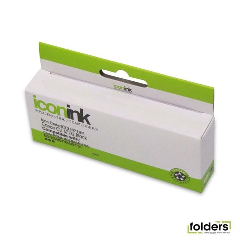 Icon Compatible Canon CLI-671XL Black Ink Cartridge