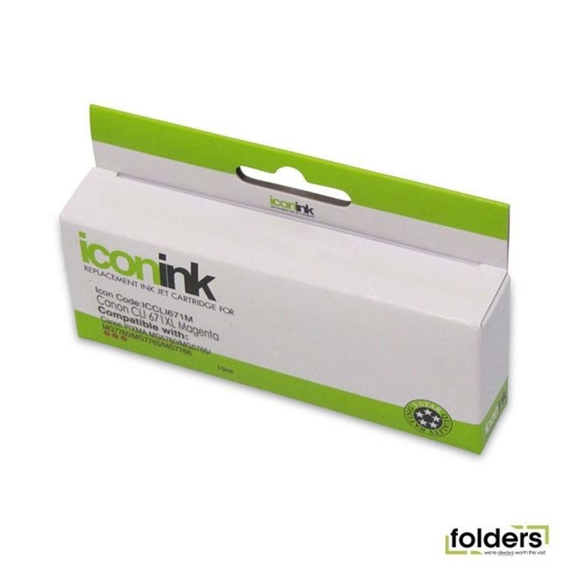 Icon Compatible Canon CLI-671XL Magenta Ink Cartridge